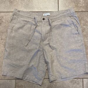 Cubavera Linen Men's Flat Front Shorts